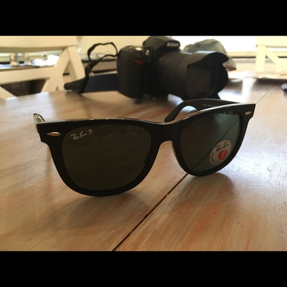 Ray Ban wayfarer, with glass polarized lenses, - Picture 4 of 7